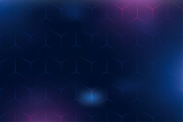 Obraz premium abstract blue background with hexagons