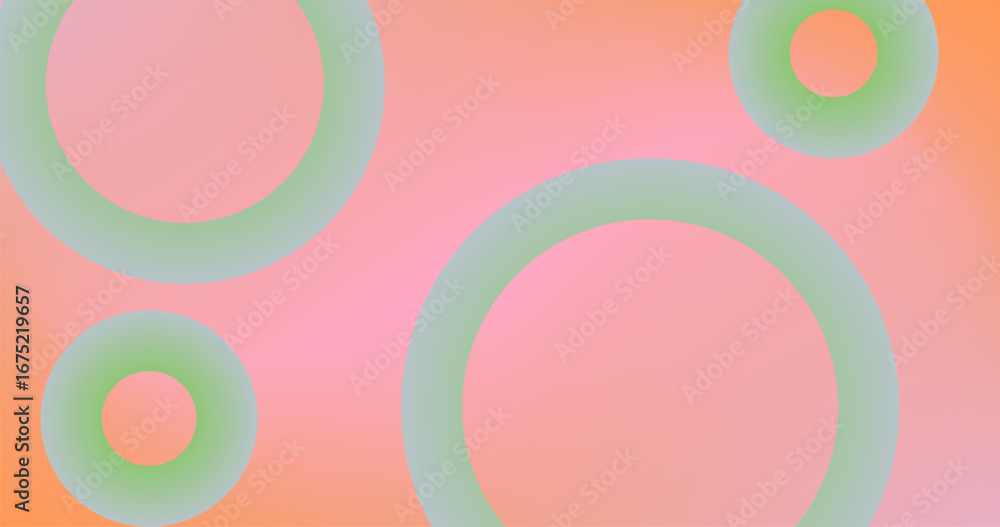 Aufkleber background with circles different shades with gradient color and light