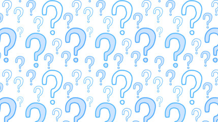 Seamless background illustration with question marks.