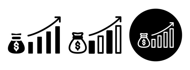 Inflation Icon Collection Glyph & Mixed Style