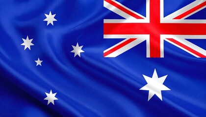 The national flag of Australia