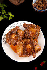 Stewed Spicy Beef Tailbone with Fresh Vegetables Traditional Comfort Food Dish