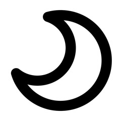 Moon Icon Outline