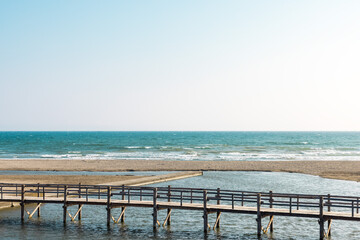 (神奈川県ｰ風景)由比ガ浜ビーチの風景１
