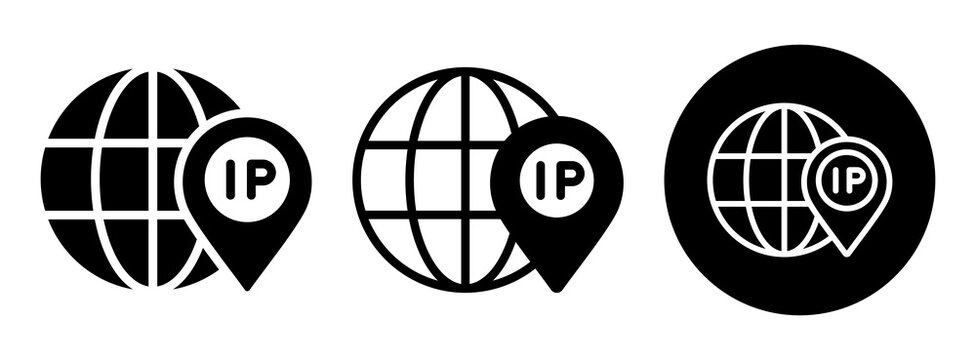 Ip Adress Icon Collection Glyph & Mixed Style