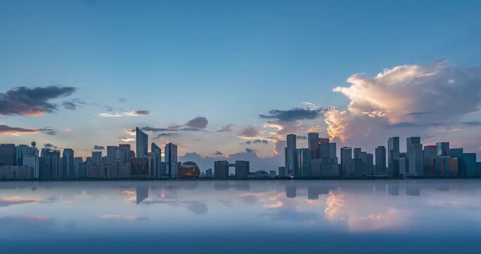 seattle skyline at sunset