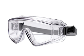 Safety goggles isolated on white background