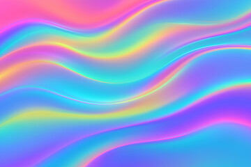 Holographic Gradient Abstract Background