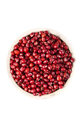 Red Adzuki Beans in Bowl - Healthy Vegetarian Protein Indoor Food Photography