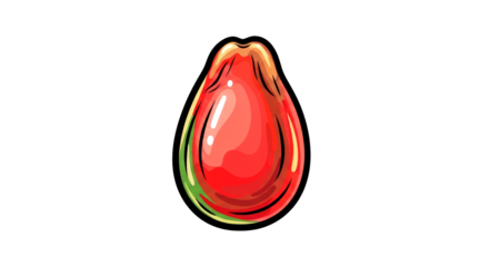 vibrant red rose apple a jewel of natures bounty