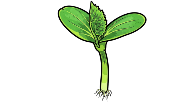 vibrant sprout natures tiny triumph, a new beginning