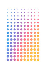 Gradient Dotted Pattern Abstract