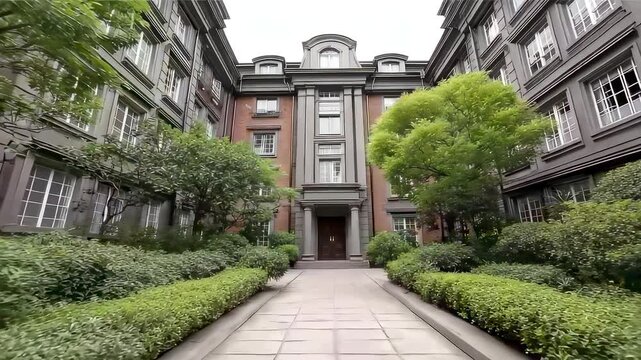 Quiet Academy Architecture Shows Solemn Elegance