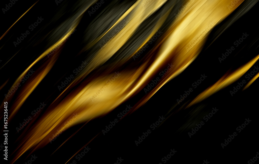 Poster abstract yellow black background with rays light, color gradient motion blurred. use for empty studio room backdrop wallpaper showcase or product your. copy space for text.