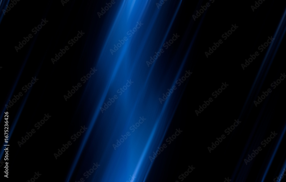 Poster blue black gradient abstract background rays light radial effect blur, used for background wallpaper