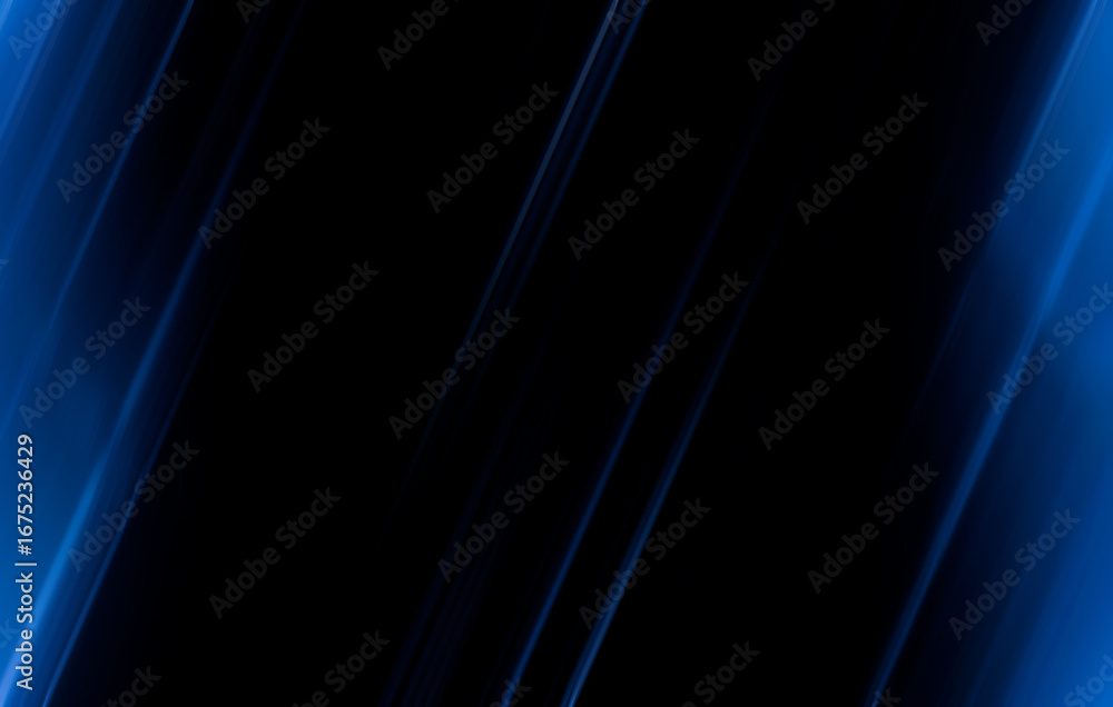 Poster blue black gradient abstract background rays light radial effect blur, used for background wallpaper