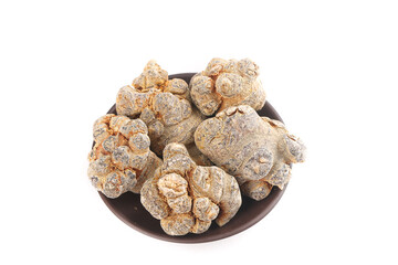 Wenshan Panax Pseudoginseng Roots from Yunnan Province - Traditional Chinese Medicine Herb in Bowl
