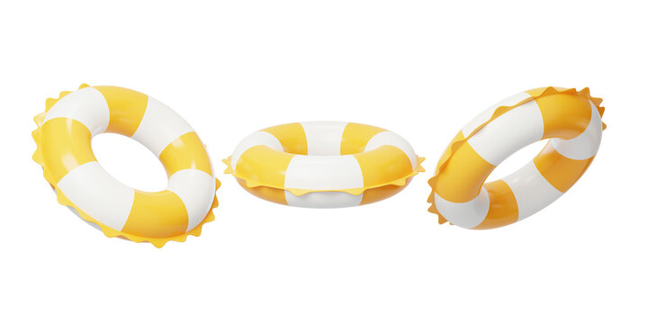 Summer swimming lifebuoy buoyancy water rescue 3D