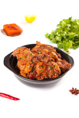 Spicy Braised Beef Oxtail Stew with Bone in Dark Sauce Traditional Asian Dish