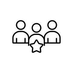 Leadership Icon Vector Illustratio, White Background