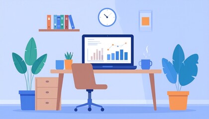 Urban Remote Work Setup