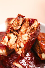 Xinjiang Date Walnut Confection - Traditional Chinese Sweet Made with Red Dates and Nuts