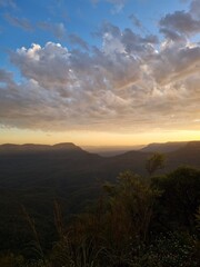 Prince Henry Cliff Walk with Sunset Light, Blue Mountains, Australia