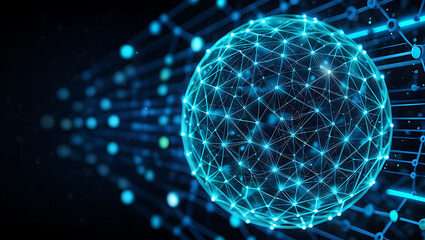Visualizing the Interconnectedness of Data and Information Flow in a Digital Global Network Illustrating Complex Connectivity and Technological Advancement