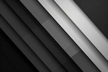 Obraz premium Striking layers of silver transitioning to dark tones showcase a minimal luxury aesthetic, perfect for corporate environments or sleek design concepts