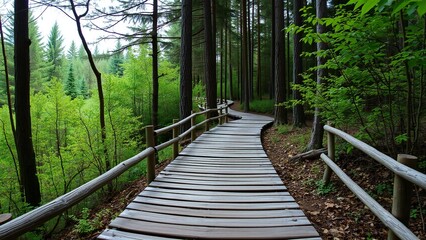 Obraz premium path in the forest