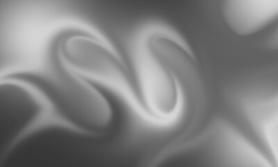 Smooth Gray Abstract Fluid Background