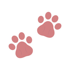 可愛らしい猫のピンクの肉球