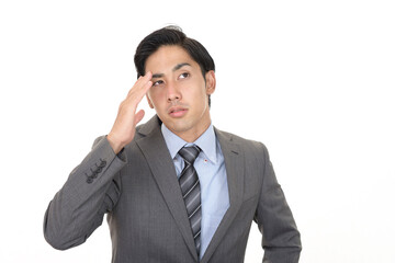 体調不良の男性