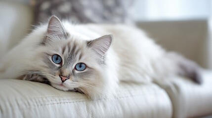 An impressive photo of a husky with two eye colors in a snowy scene