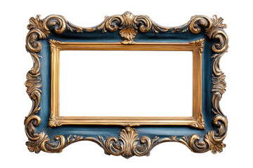 Ornate carved gilded frame showcasing intricate detailing and a rich color palette suitable for elegant decor and artistic displays