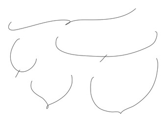 手描き風の吹き出しセット