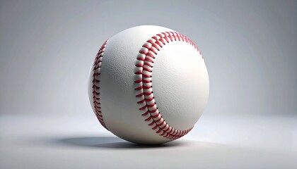 baseball on white background