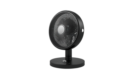 Sleek and Modern Bladeless Table Fan with Adjustable Speed Settings