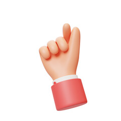 3D Interactive gesture heart gesture gesture Love