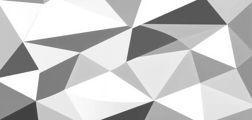 Abstract geometric black and white triangle pattern background, digital, geometric