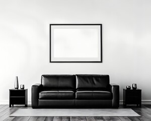 modern living room with sofa