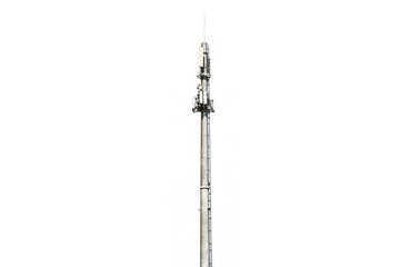 Telecom tower isolated with alpha channel and clipping path