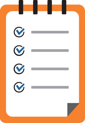 Obraz premium Completed To-Do List on Clipboard