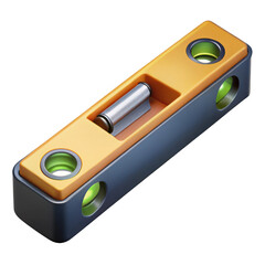Fototapeta premium 3d rendered spirit level icon isolated for design