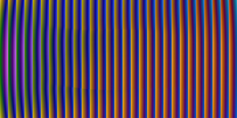 Abstract rainbow backdrop with vertical stripes and high contrast spectrum blend. Vibrant, trippy texture for posters, festival art, music covers, retro psychedelic projects