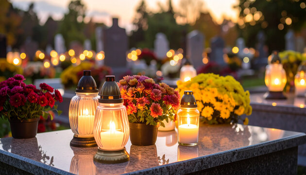 candles on the table. Is All Saints Day a Holy Day 
