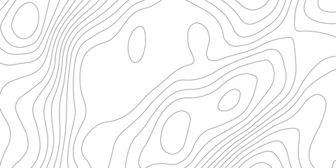 Abstract topography background with subtle blank contour map, elegant white wavy paper style relief, minimal geographic vector background design illustration