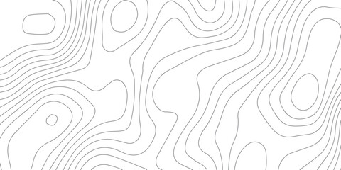 Abstract topography background with subtle blank contour map, elegant white wavy paper style relief, minimal geographic vector background design illustration