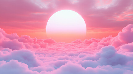 The sun over the water