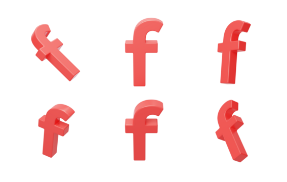 English Letter f Spelling Language 3D